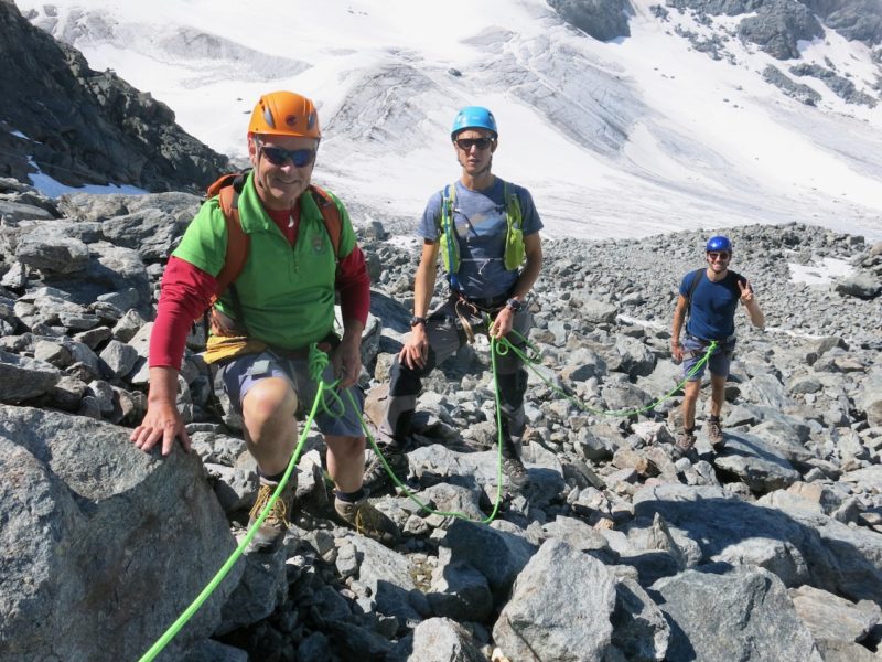 Climbing Mont Fort. Image © PlanetSKI